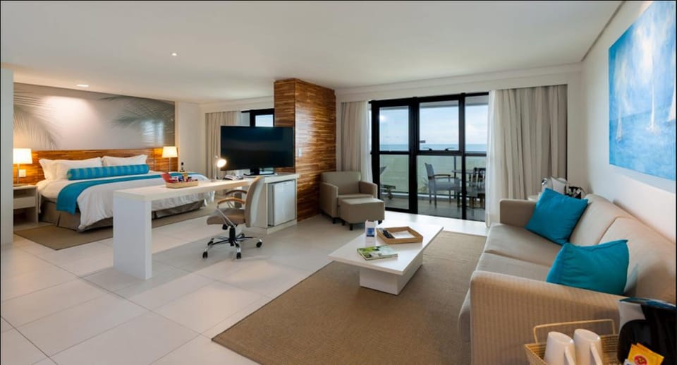Suite, 1 King Bed, Non Smoking, Balcony (Living Room) | Minibar, in-room safe, individually decorated, individually furnished