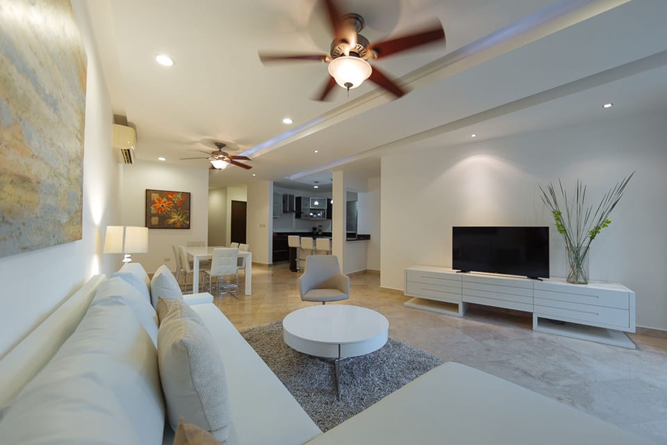 Apartment, 2 Bedrooms | Living area | Flat-screen TV