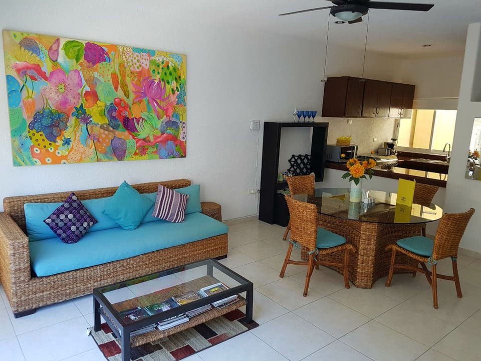 Apartment, 2 Bedrooms | Living area | Flat-screen TV