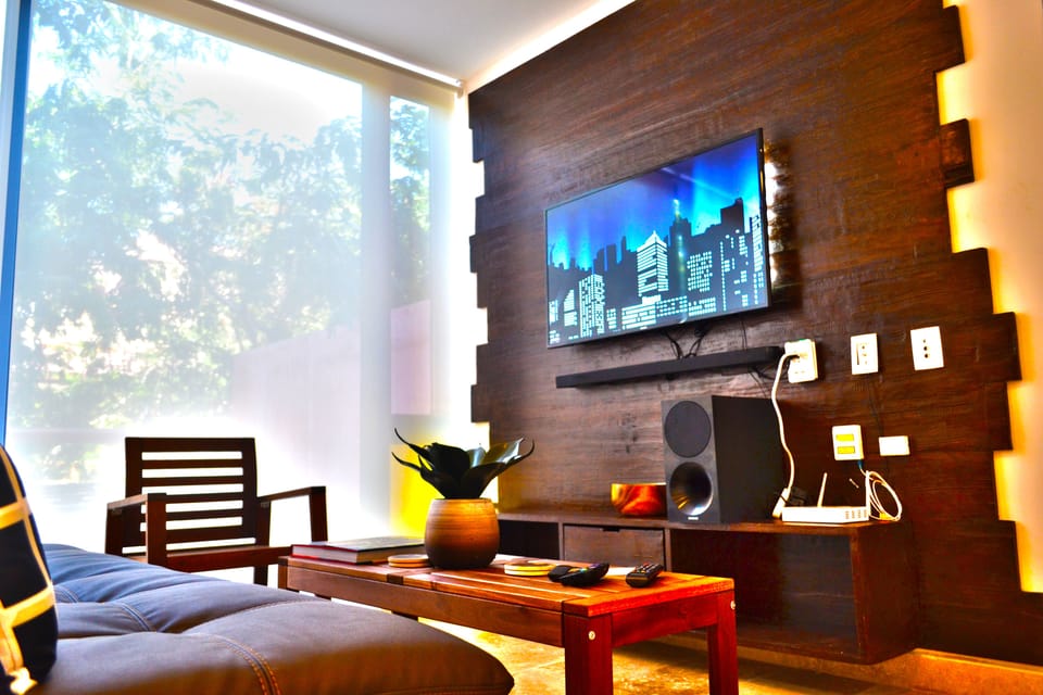 Apartment, 3 Bedrooms | Living room | Flat-screen TV
