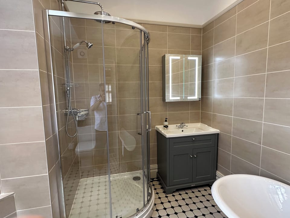 Exclusive Room, Non Smoking, Bathtub | Bathroom | Free toiletries, hair dryer, towels, soap