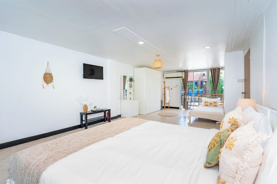 Family Room with Private External Bathroom | In-room safe, desk, blackout drapes, free WiFi