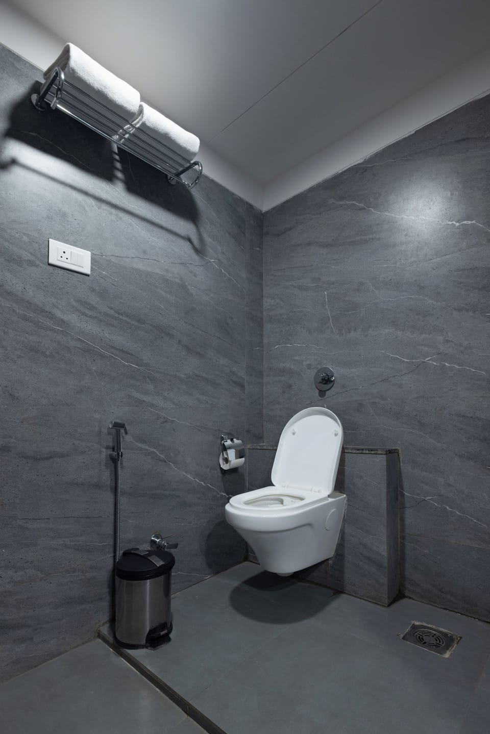 Executive Room | Bathroom | Shower, bidet, towels, soap