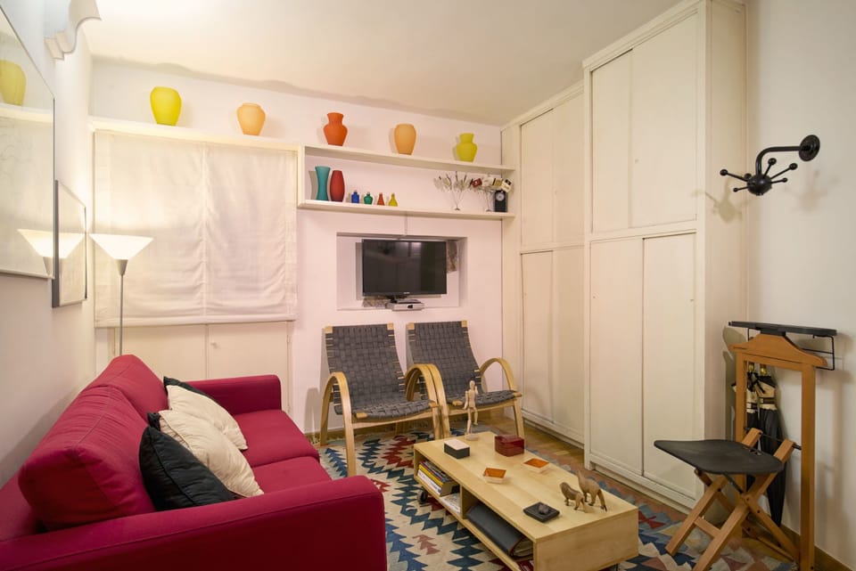 Apartment, 1 Bedroom | Living area | Flat-screen TV