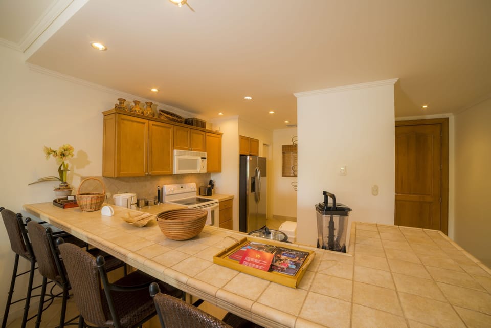 Condo, Multiple Beds (Los Suenos Resort Del Mar 3N) | Private kitchen | Coffee/tea maker, full-size fridge, microwave, oven