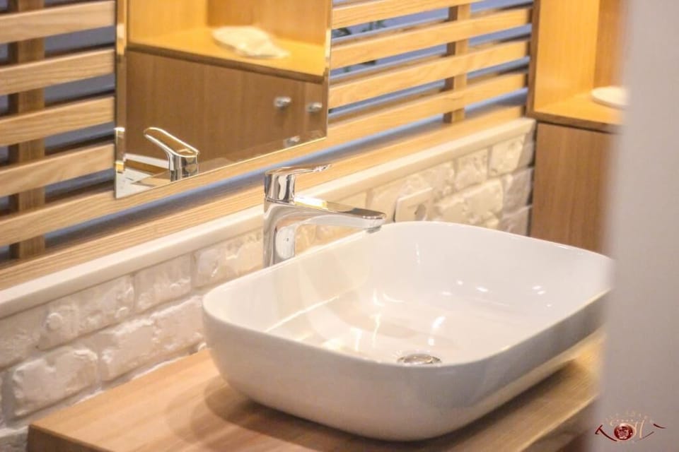 Deluxe Queen Room | Bathroom | Shower, rainfall showerhead, free toiletries, hair dryer