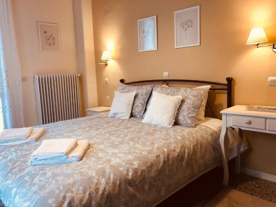 Down comforters, pillowtop beds, blackout drapes, iron/ironing board