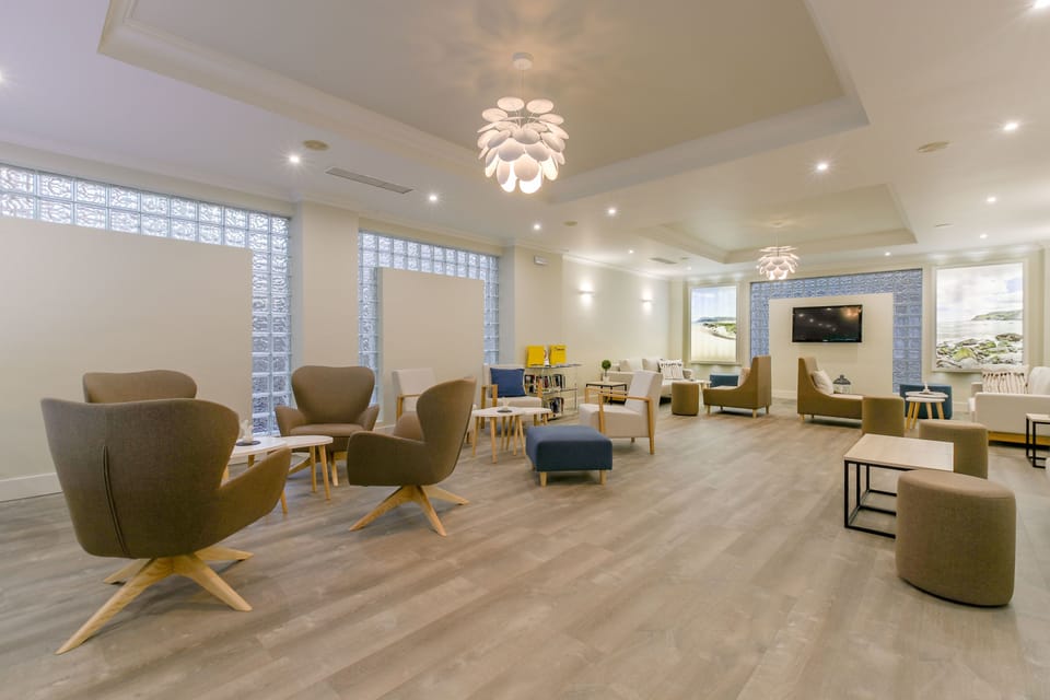 Lobby sitting area