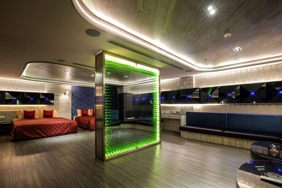 Superior Quadruple Room, Multiple Beds, Non Smoking | Free minibar, individually furnished, desk, blackout drapes
