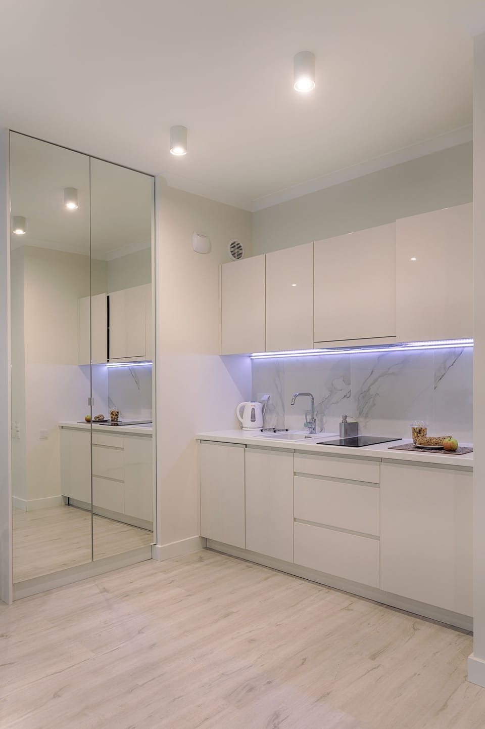 Apartment, 1 Double Bed, Non Smoking | Private kitchenette | Fridge, microwave, stovetop, dishwasher