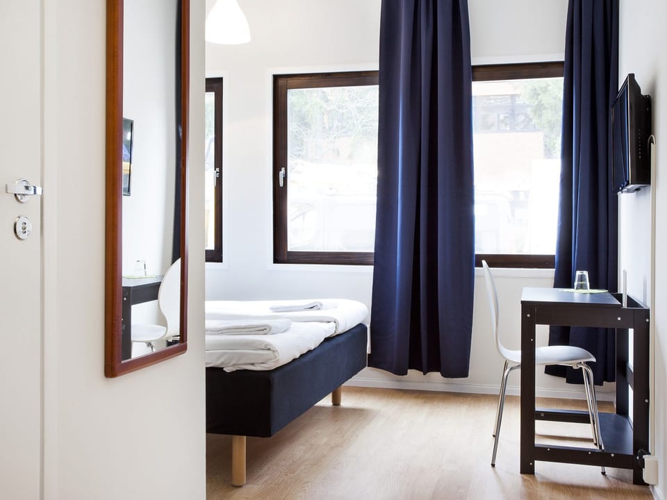 Standard Double Room | Hypo-allergenic bedding, desk, blackout drapes, iron/ironing board