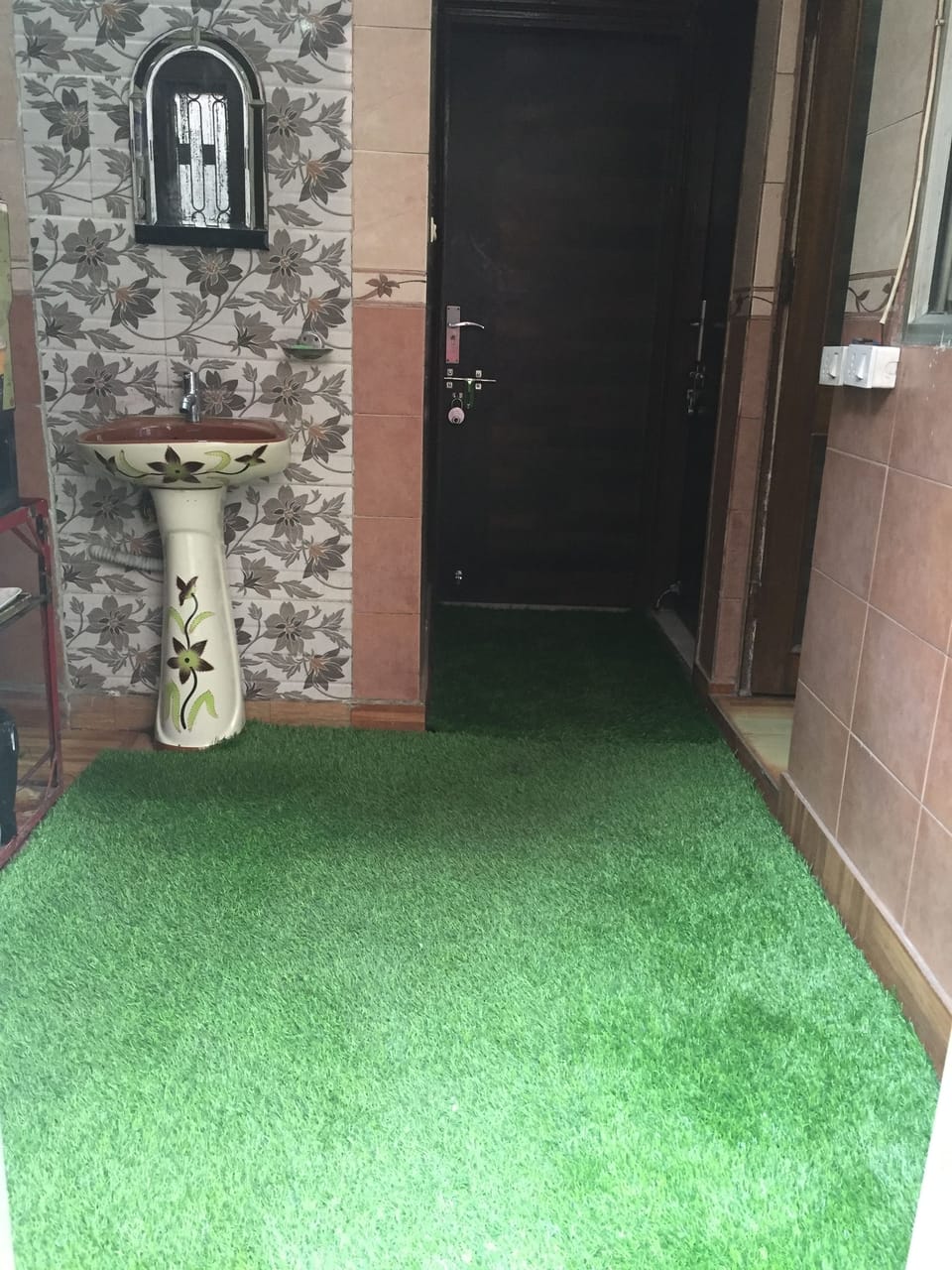 Interior entrance