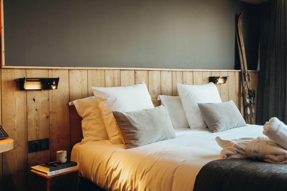 In-room safe, blackout drapes, soundproofing, free cribs/infant beds