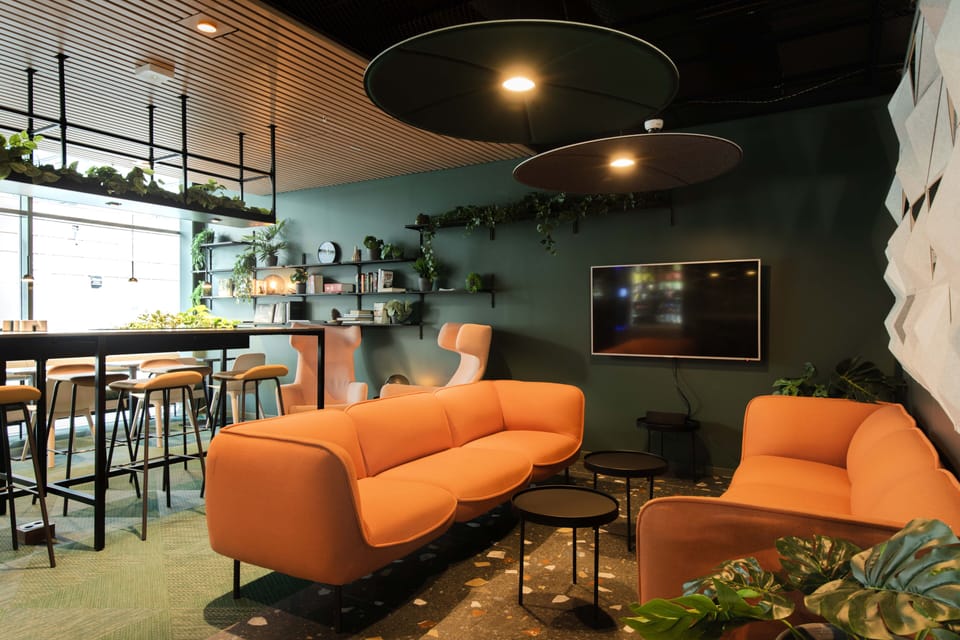 Lobby sitting area
