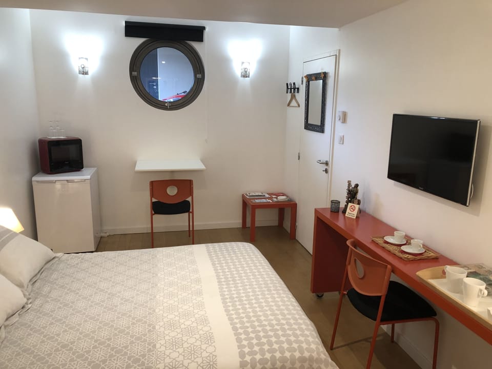 Comfort Room | Memory foam beds, individually decorated, individually furnished, desk