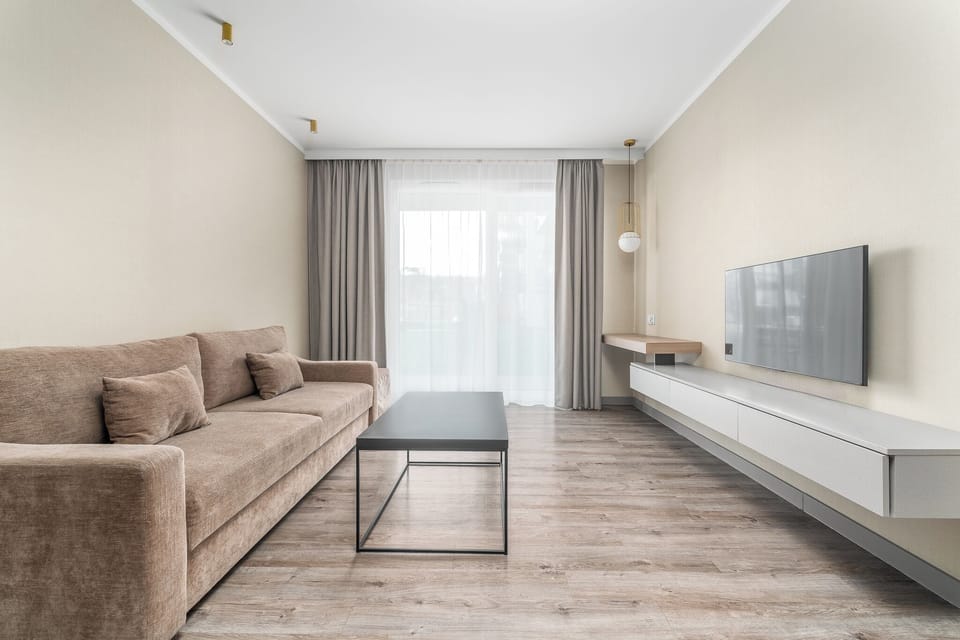 Apartament z 1 sypialnia | Premium bedding, in-room safe, laptop workspace, blackout drapes