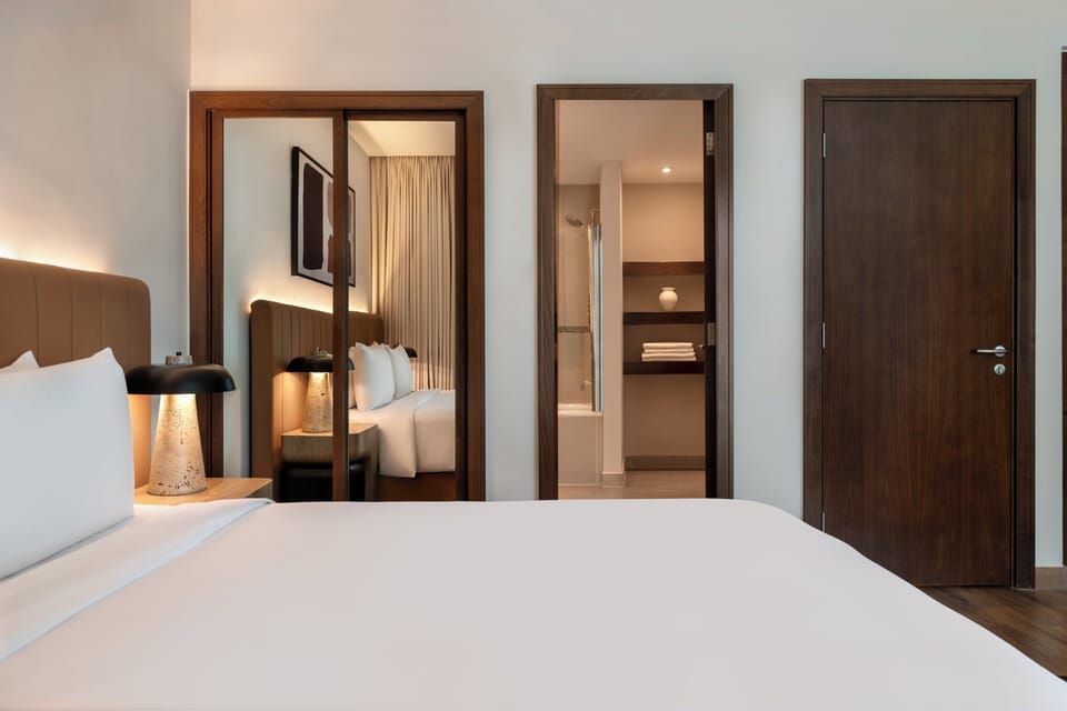 1 bedroom, premium bedding, down comforters, in-room safe