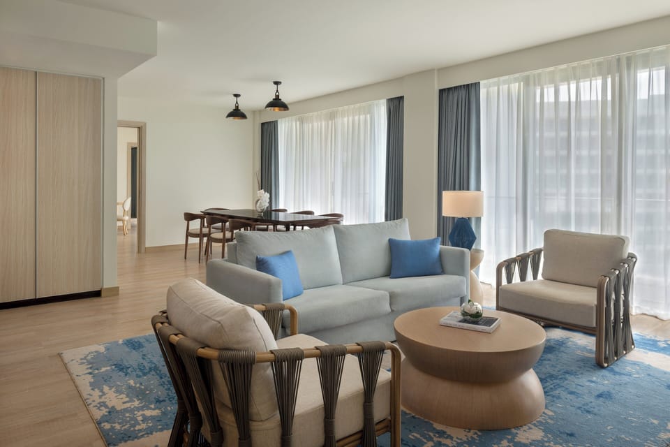 2 Bedroom Suite Sea View Balcony  Theme Park Access | 1 bedroom, hypo-allergenic bedding, Select Comfort beds, minibar