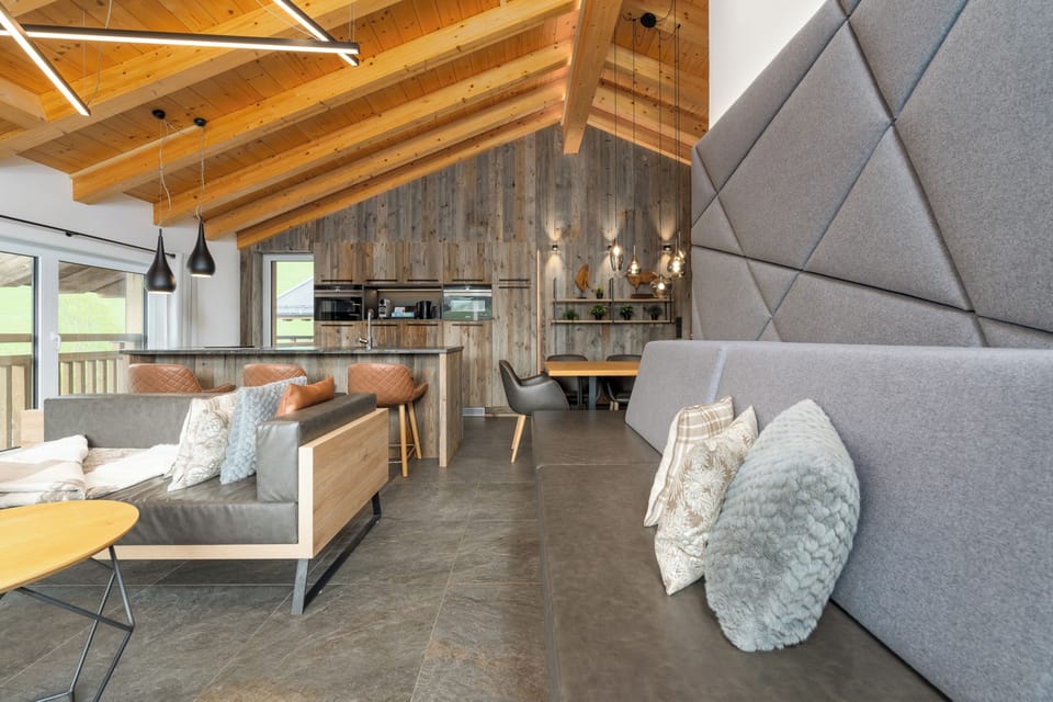 Superior Penthouse, 3 Bedrooms | Living area | Flat-screen TV