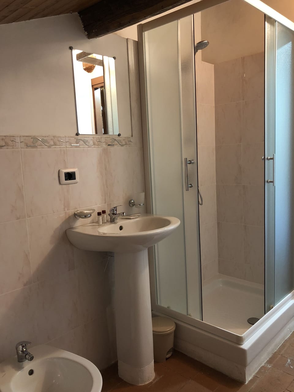 Family Quadruple Room, 2 Queen Beds | Bathroom | Shower, rainfall showerhead, free toiletries, hair dryer