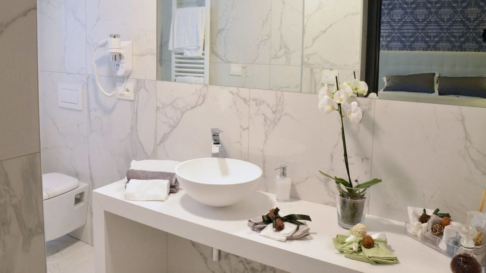 Deluxe Room | Bathroom | Shower, free toiletries, slippers, bidet