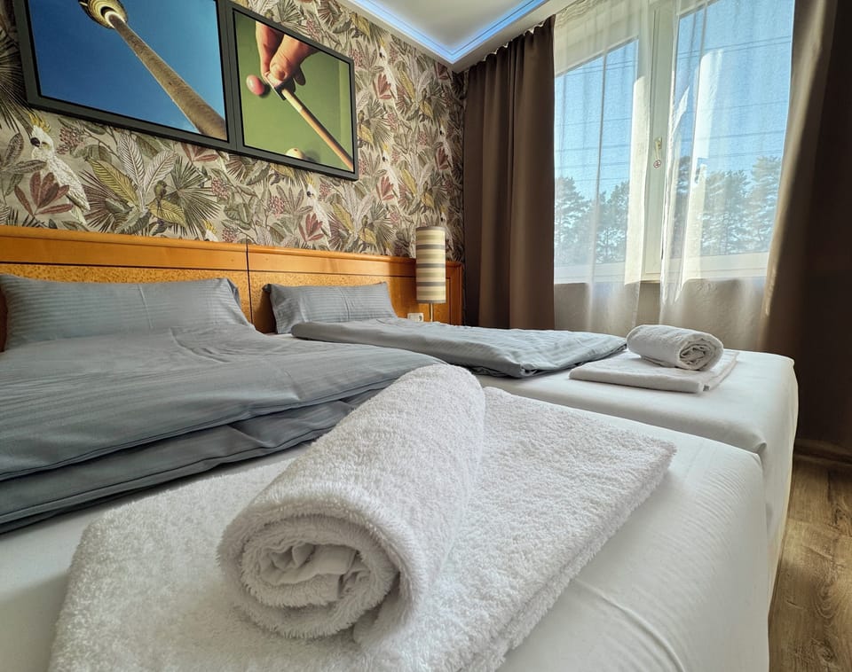 Standard Double or Twin Room | Desk, free cribs/infant beds, rollaway beds, free WiFi