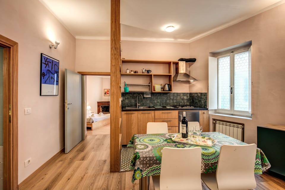 Apartment, 1 Bedroom | Private kitchen | Fridge, stovetop, cookware/dishes/utensils