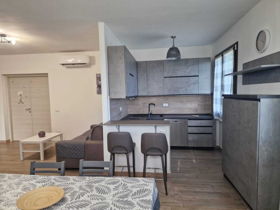 Comfort Apartment, 1 Bedroom, Terrace, Pool View | Private kitchen | Microwave, coffee/tea maker, cleaning supplies