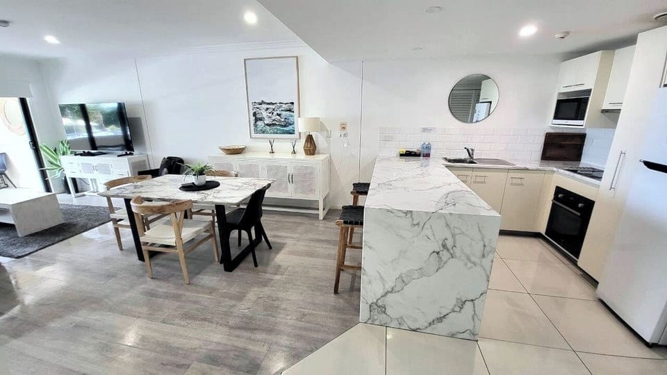Standard Apartment, 2 Bedrooms, Non Smoking, Kitchen (Ocean View - Lift) | Living area | 1-cm flat-screen TV with cable channels, TV