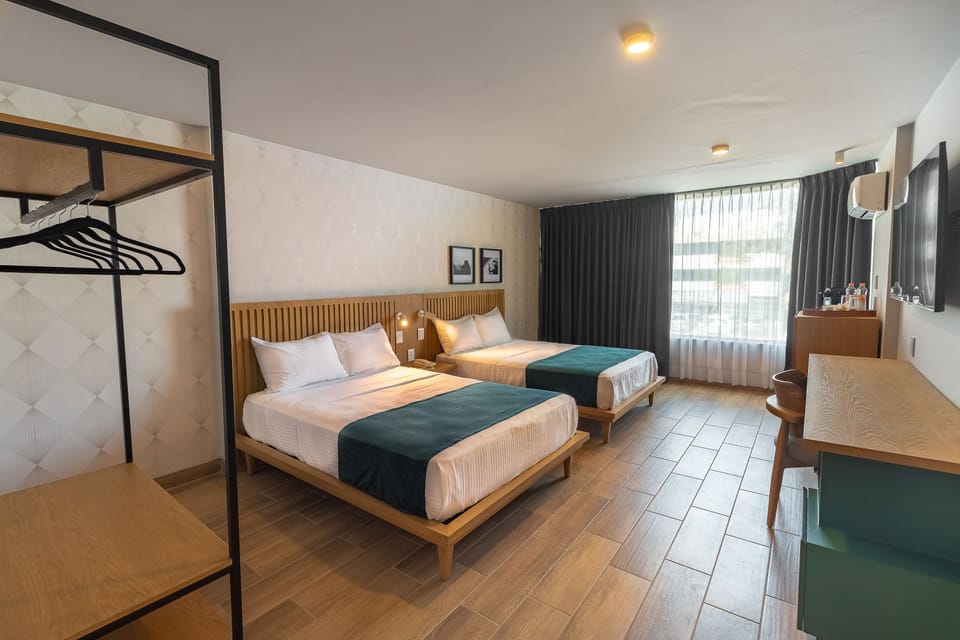 Executive Room, 2 Double Beds | Desk, free WiFi, bed sheets