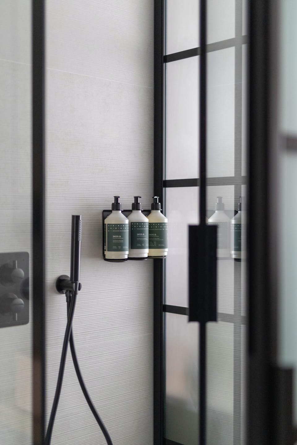Shower, eco-friendly toiletries, hair dryer, bathrobes
