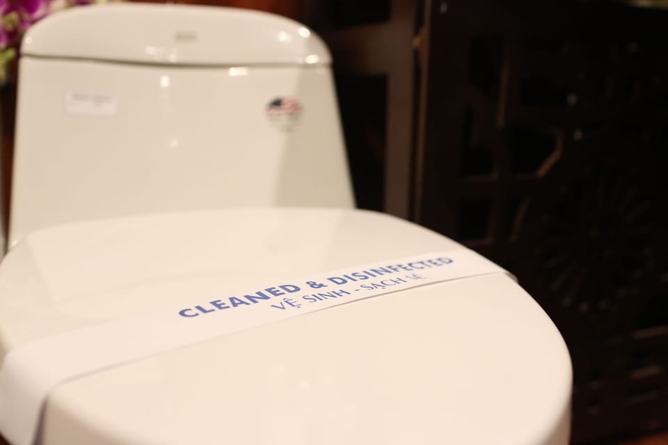 Free toiletries, hair dryer, slippers, towels