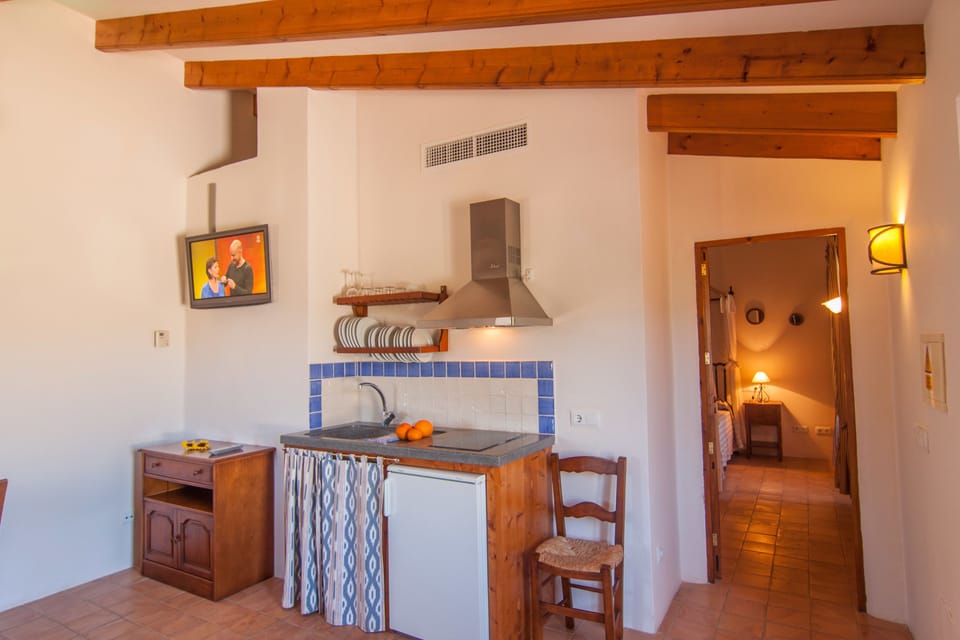 Apartment, 1 Bedroom, Kitchenette (Es Graner) | Private kitchenette | Fridge, microwave, stovetop, coffee/tea maker