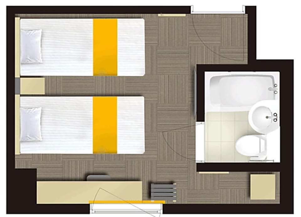 Premier Twin Room, 2 Twin Beds, Non Smoking | In-room safe, desk, laptop workspace, soundproofing