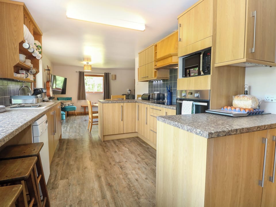 Microwave, stovetop, dishwasher, electric kettle