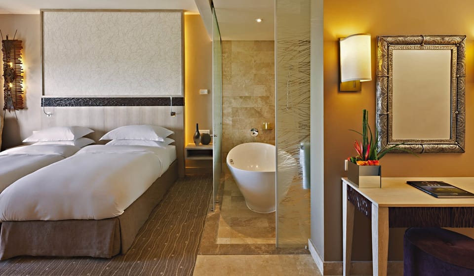 Premium bedding, minibar, in-room safe, desk