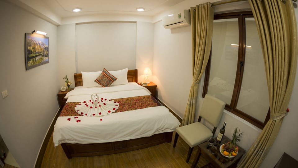 Premium bedding, down comforters, memory foam beds, minibar