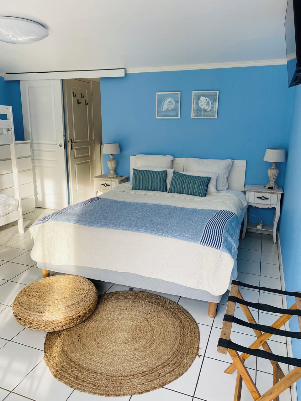 Family Room (Jade) | Individually decorated, individually furnished, blackout drapes