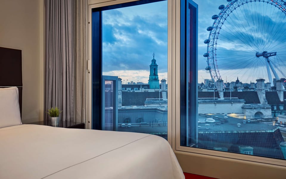 Egyptian cotton sheets, premium bedding, memory foam beds, minibar