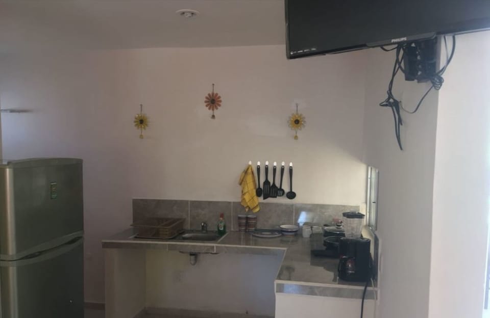 Family Apartment, Multiple Beds, Non Smoking | Private kitchen | Coffee/tea maker, full-size fridge, microwave, stovetop