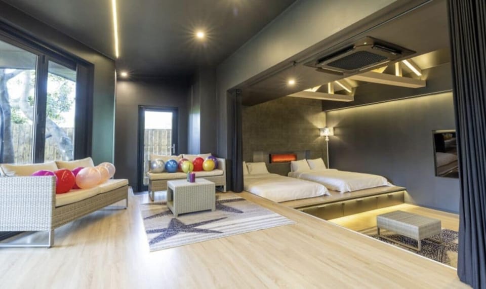 Private Bunker | Individually decorated, individually furnished, blackout drapes