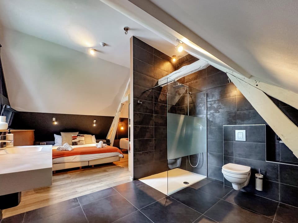 Comfort Double Room | Premium bedding, memory foam beds, desk, blackout drapes