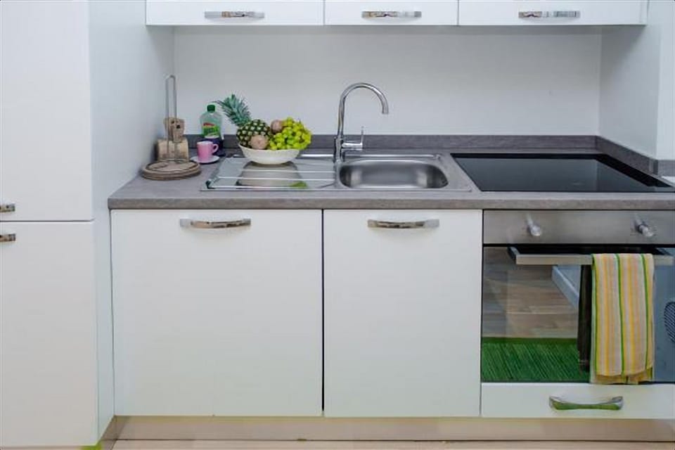 Apartment, 1 Bedroom | Private kitchen | Fridge, stovetop, dishwasher, coffee/tea maker
