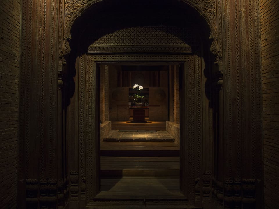 Interior entrance