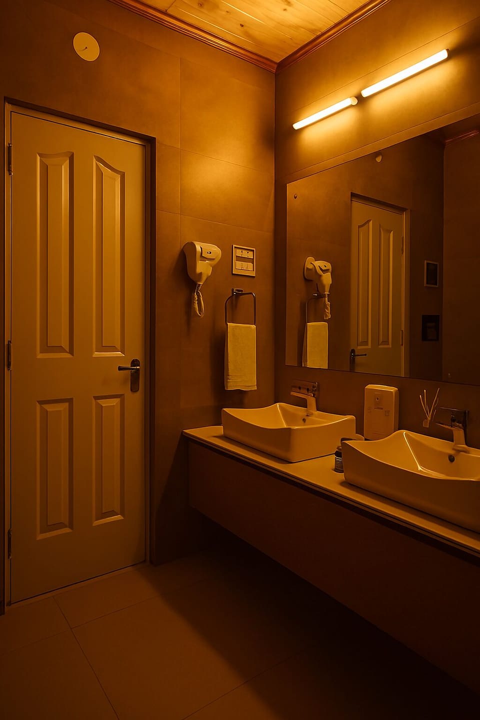 Sunset Family Suite | Bathroom | Shower, rainfall showerhead, free toiletries, hair dryer