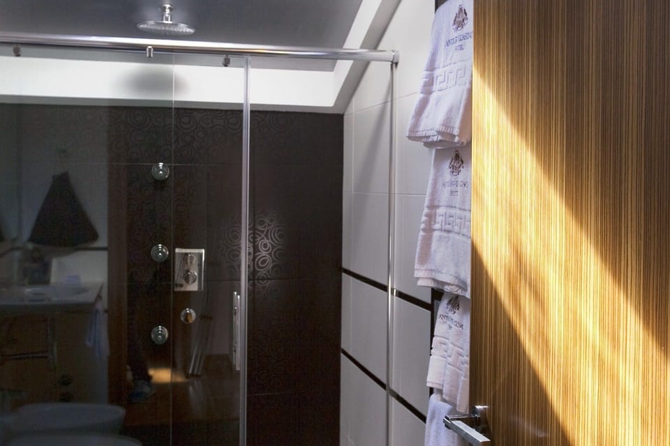 Double or Twin Room | Bathroom | Rainfall showerhead, free toiletries, hair dryer, bathrobes