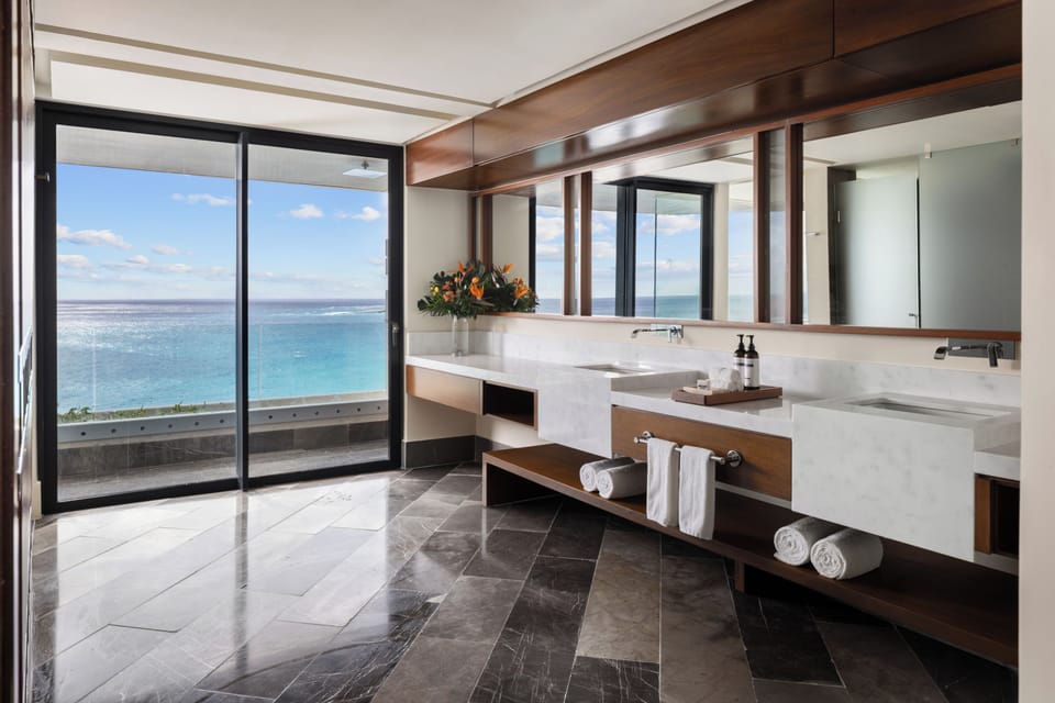 Preferred Club Governor Suite Ocean Front Plunge Pool | Living area | 42-inch flat-screen TV with cable channels, TV, table tennis