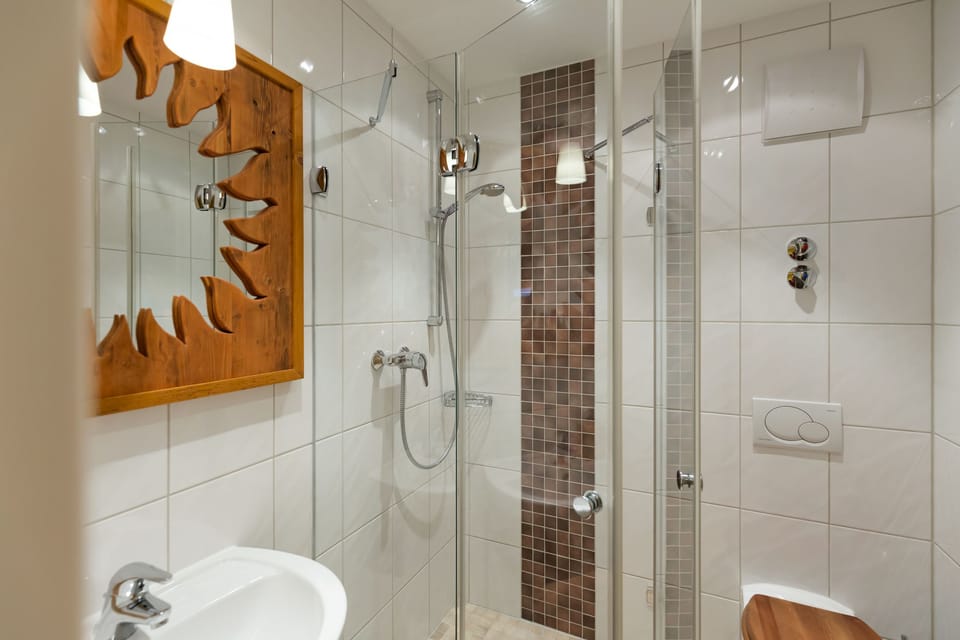 Standard Single Room, Mountain View | Bathroom | Shower, hair dryer, bathrobes, slippers