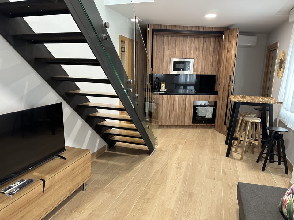 Comfort Duplex | Living area | 22-inch plasma TV with digital channels, TV