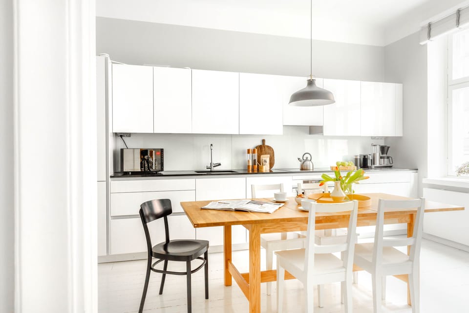 Premium Apartment, 1 Queen Bed with Sofa bed, Non Smoking, City View | Private kitchen | Full-size fridge, microwave, oven, stovetop